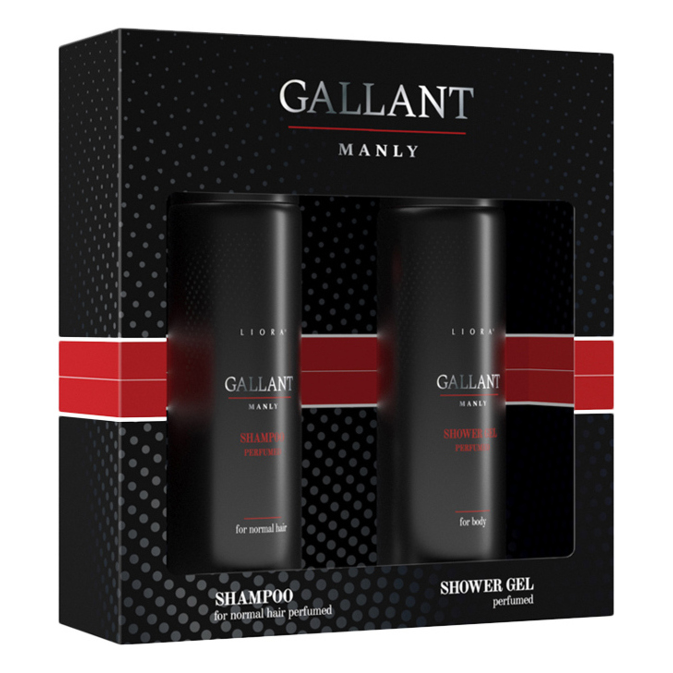 Cosmetic set for men Liora Galant Shower gel 250 ml + Shampoo 250 ml