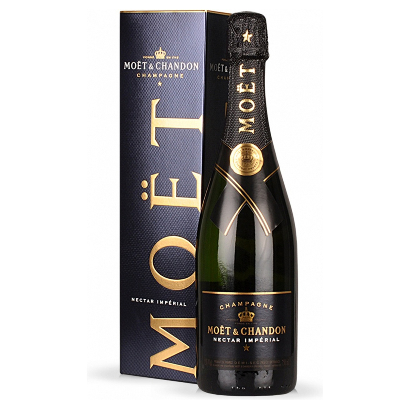 Шампанське Moet&Chandon Nectar Imperial Blanc Demi-Sec 12% 0,75л