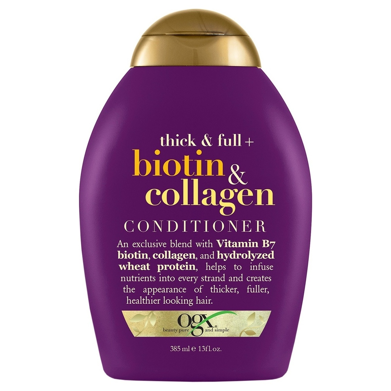 OGX conditioner for volumeless and thin hair with biotin and collagen 385ml