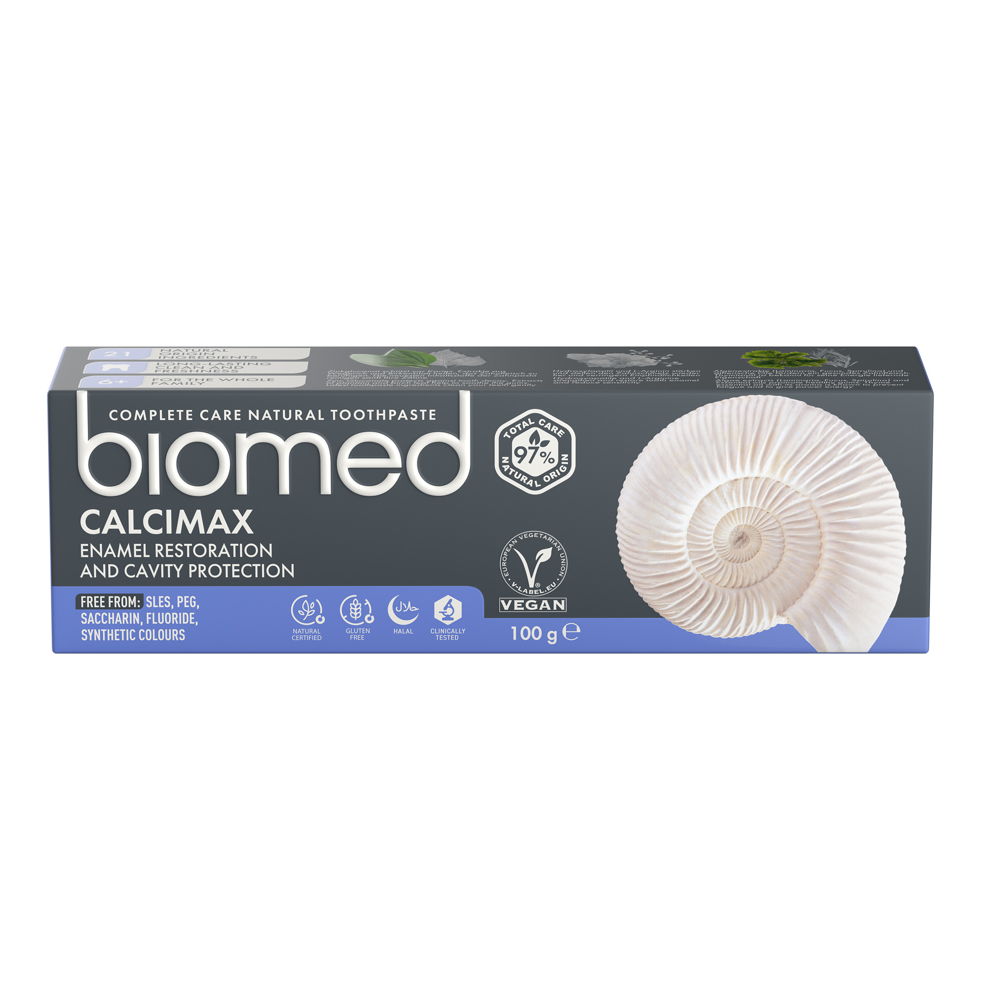 Зубна пастая BioMed Calcimax 100г 2