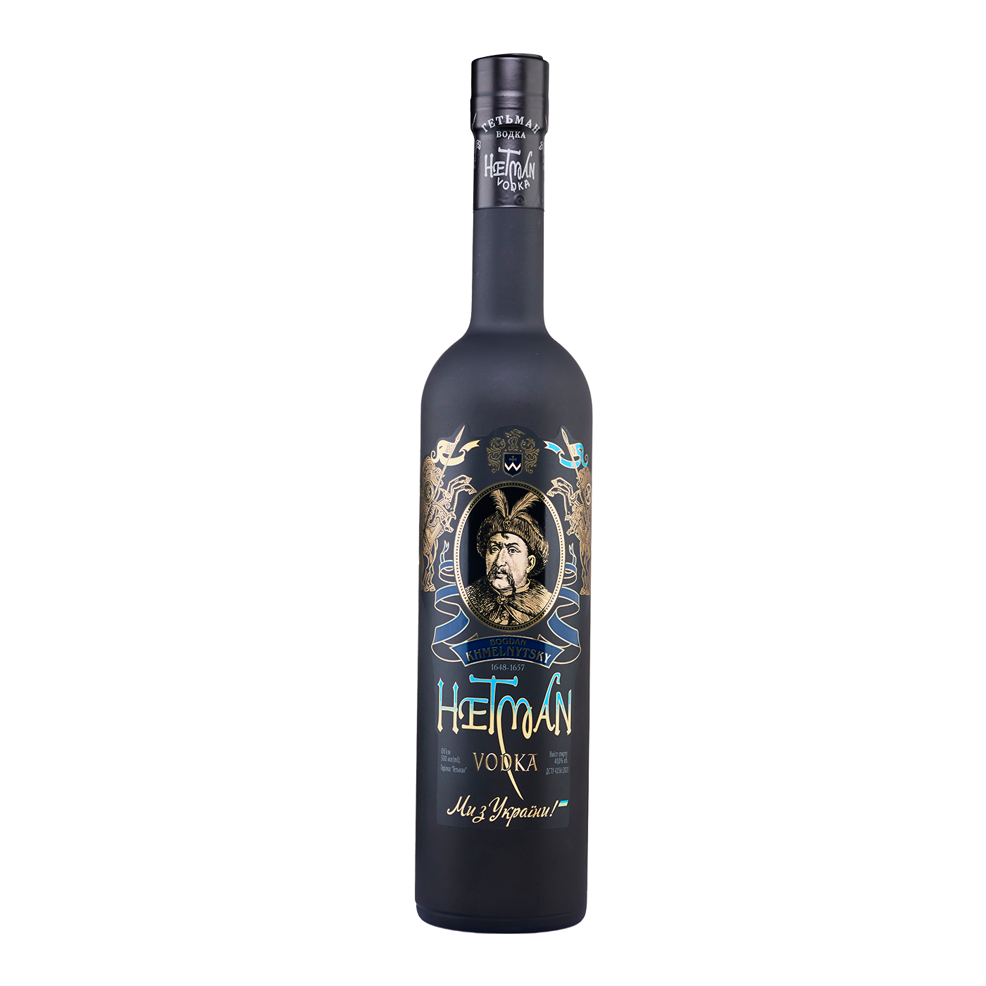 Hetman Black&Gold Vodka 40% 0,5l