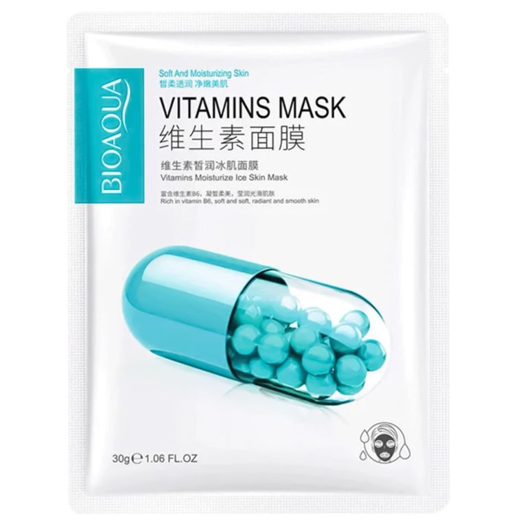 Bioaqua fabric mask for the face with vitamin B6 1 pc