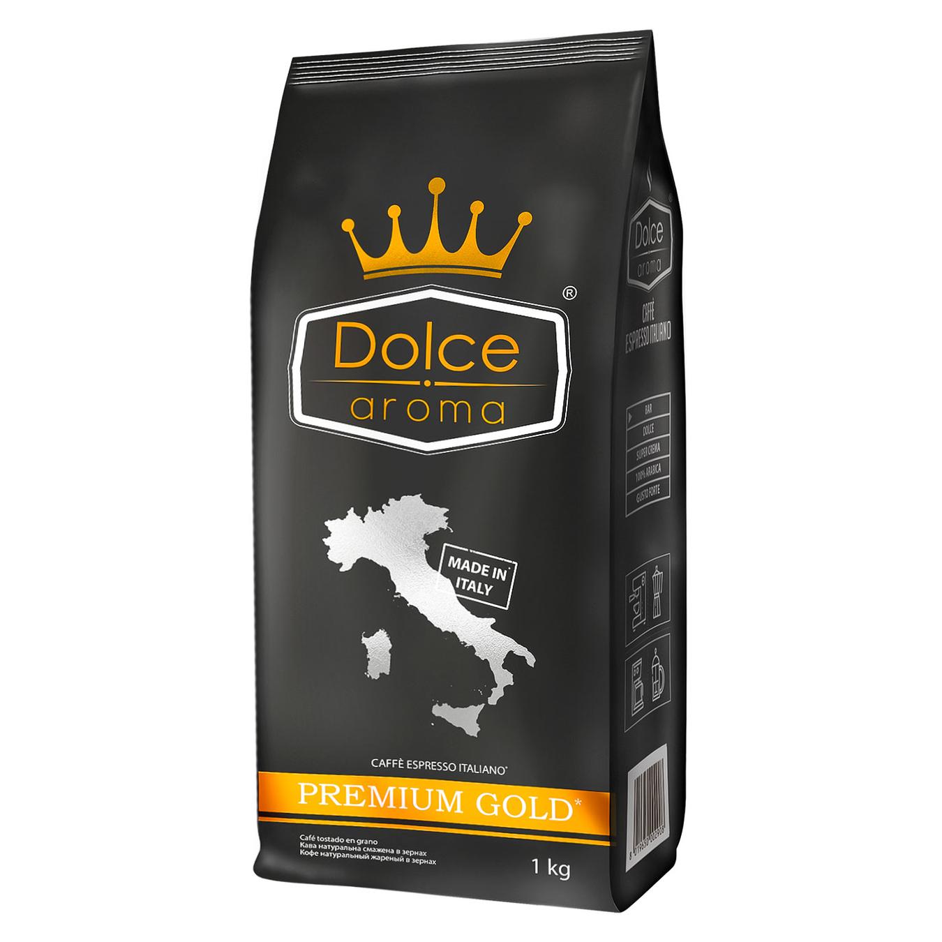 Кава зернова Premium Gold Dolce Aroma 1кг