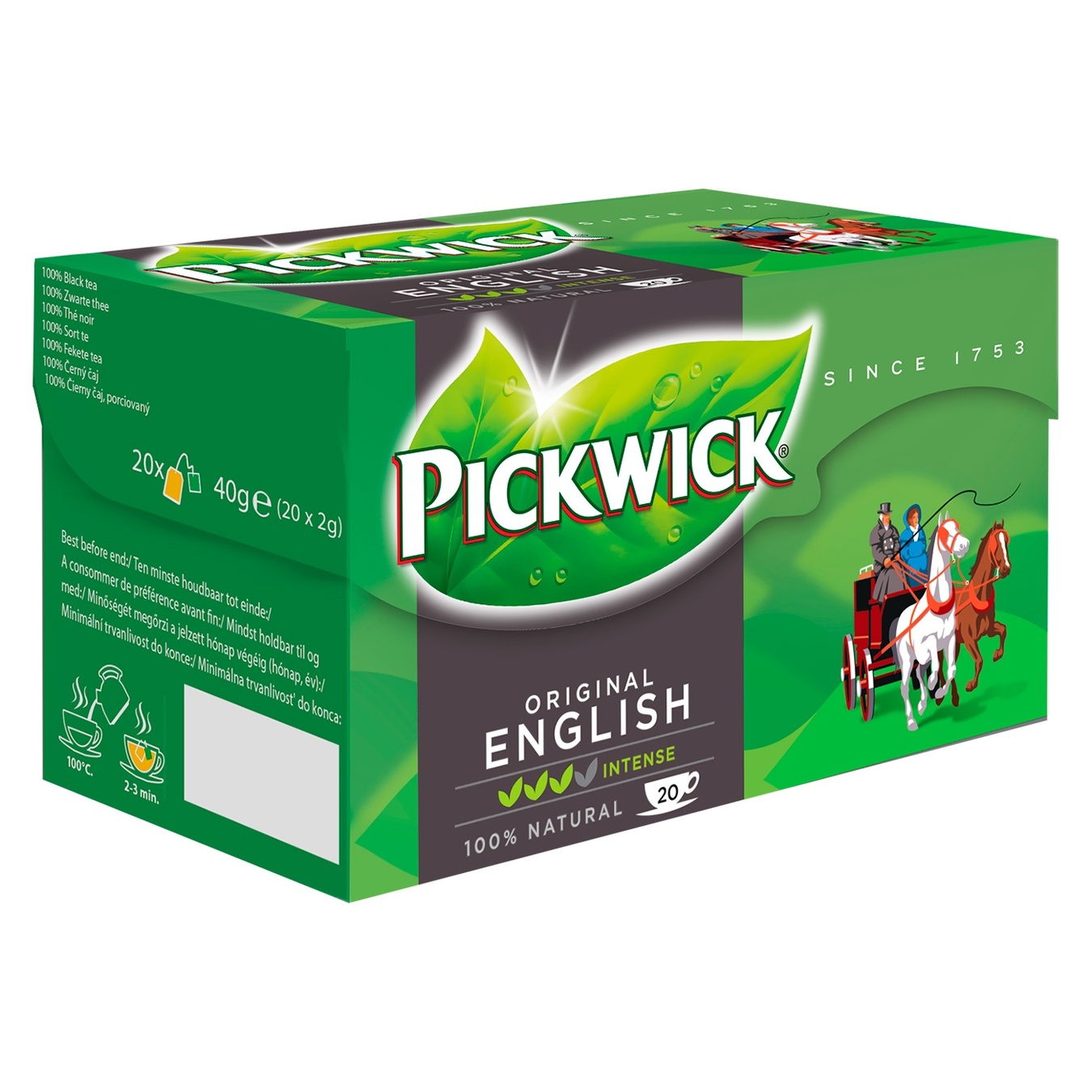 Чай чорний Pickwick English 20*2г 2