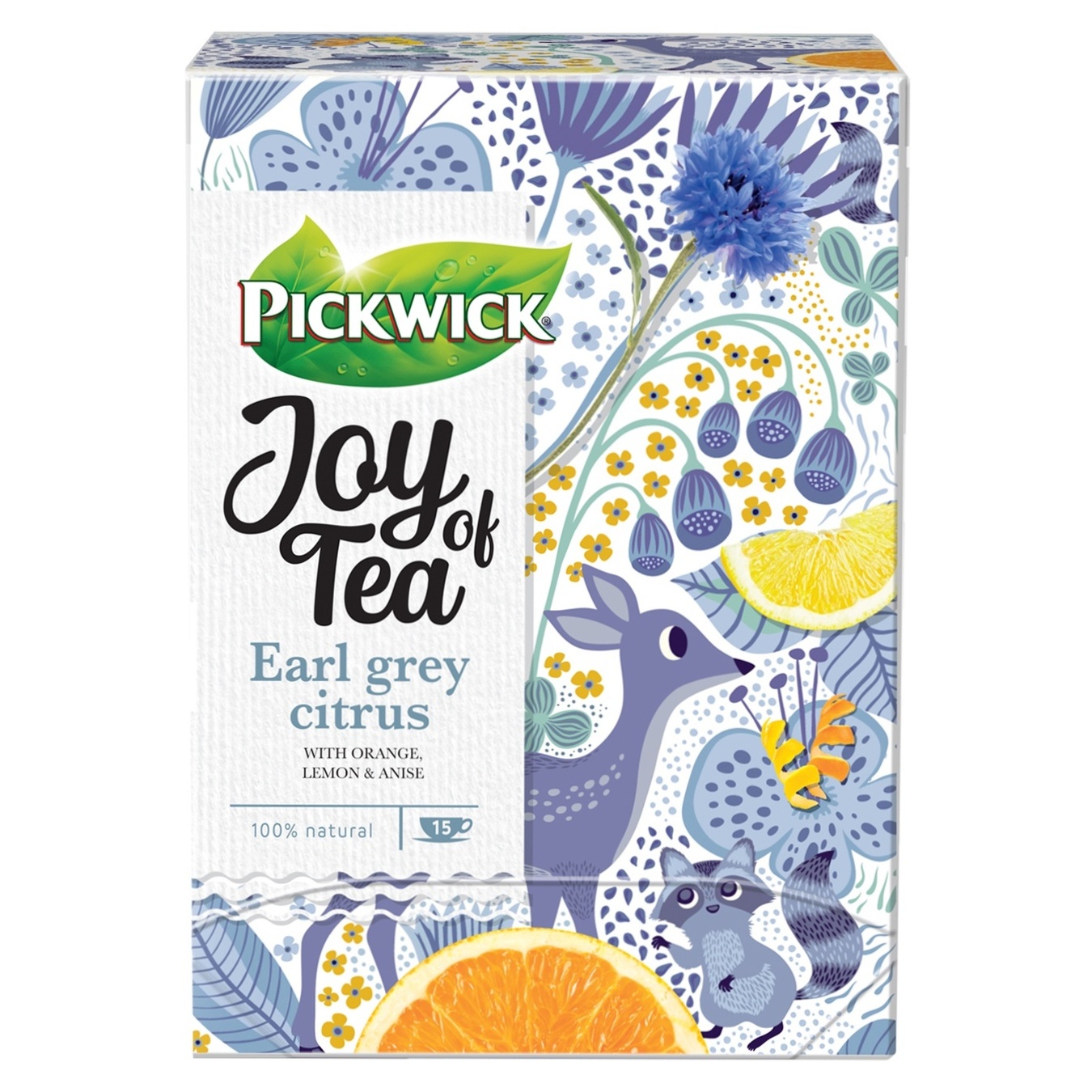 Tea black Pickwick Earl Gray citrus 15*1.75