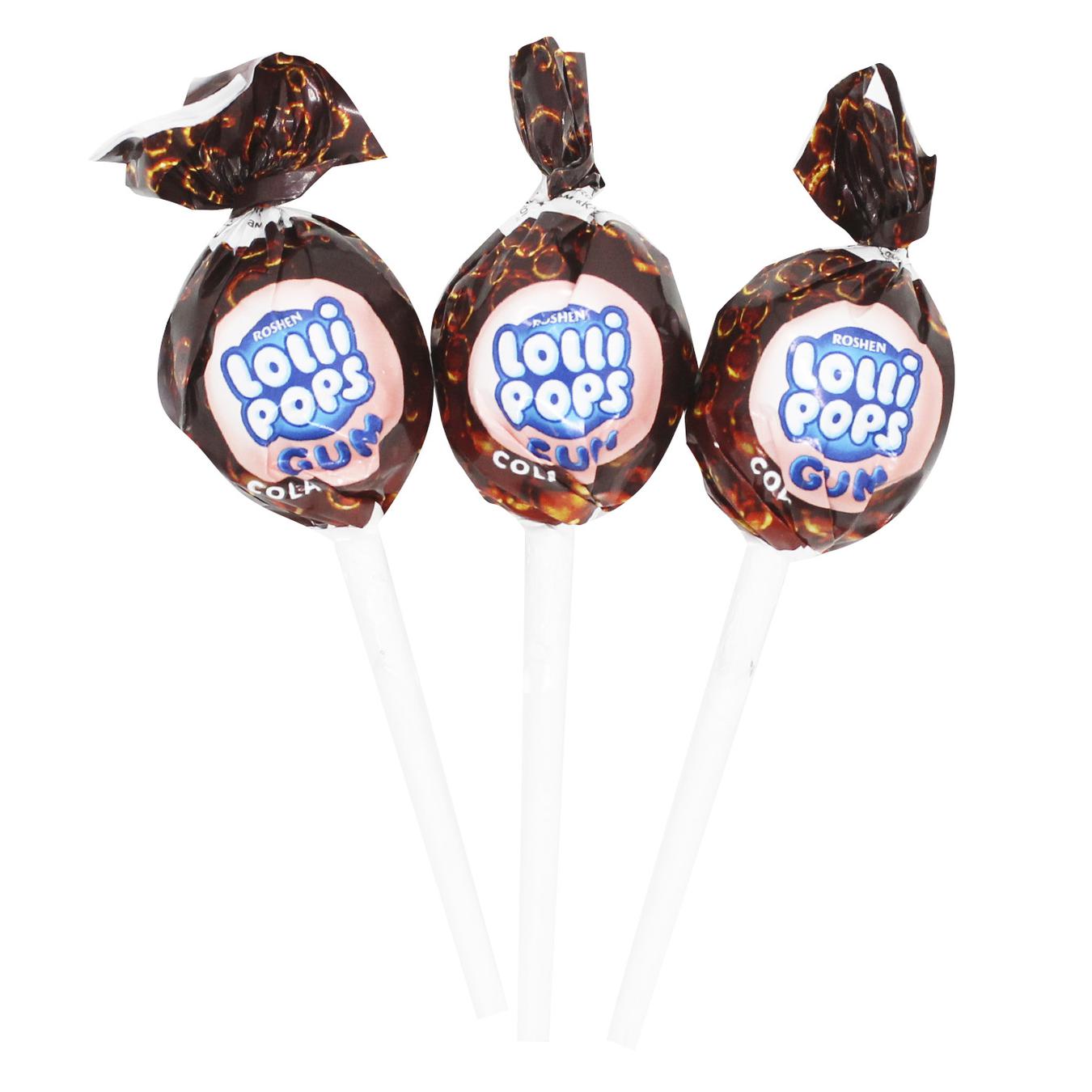 Карамель Roshen Lollipops Gum Cola ваг