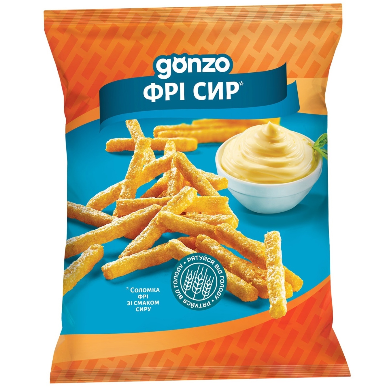 Straw Gonzo French fries with the taste of cheese 40g