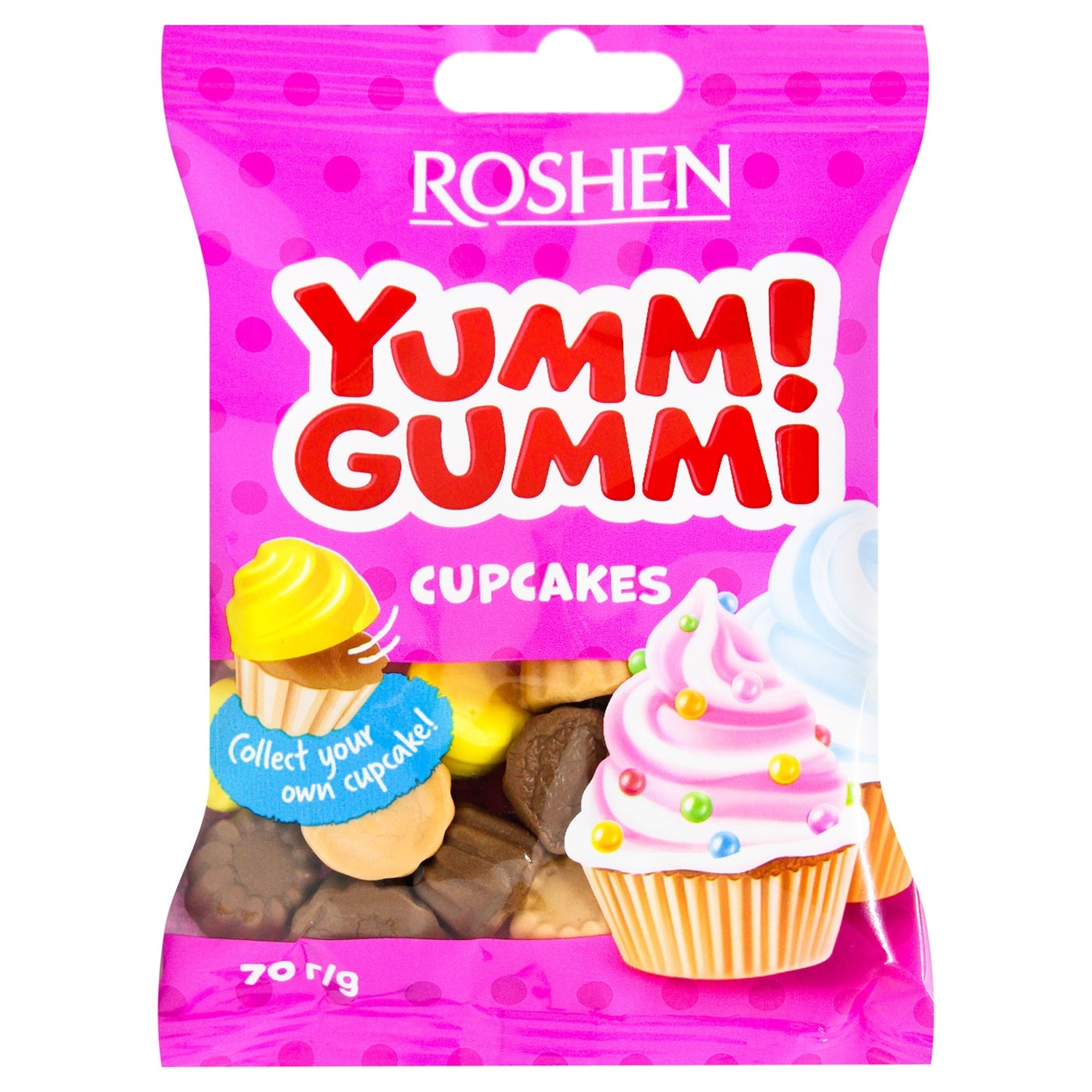 Jelly candies Roshen Yummi Gummi CupCakes 70g