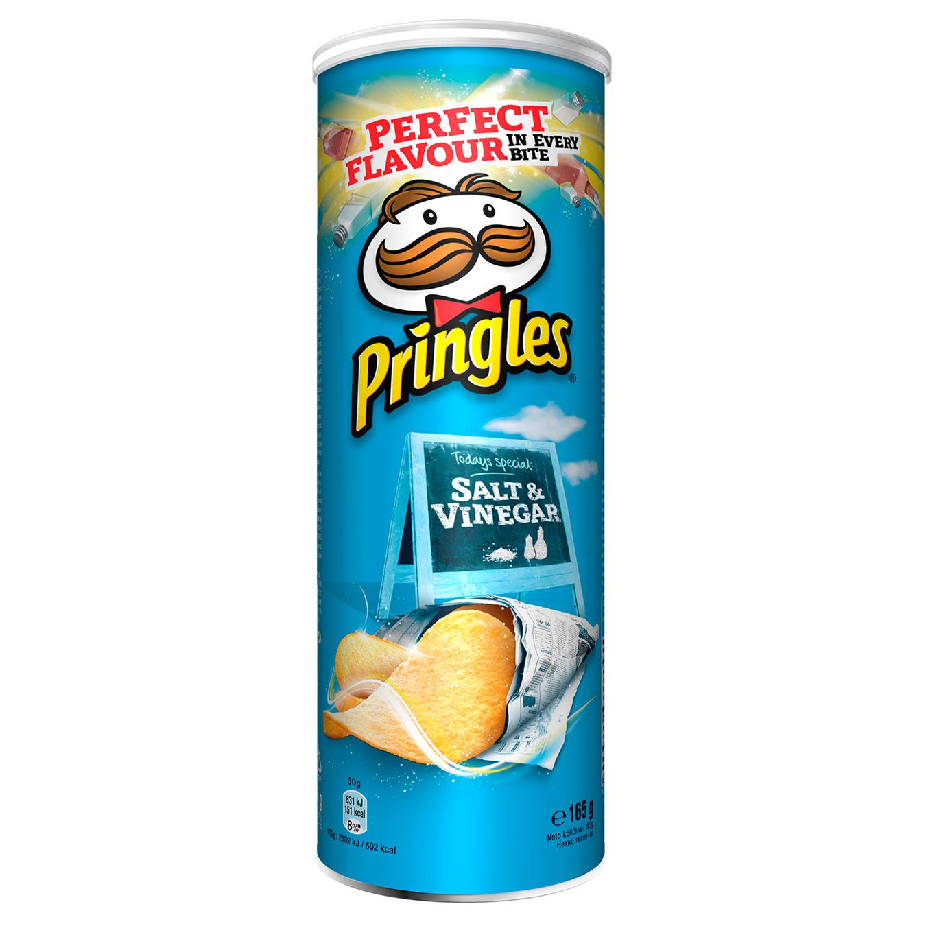 Chips Pringles potato salt + vinegar 165g